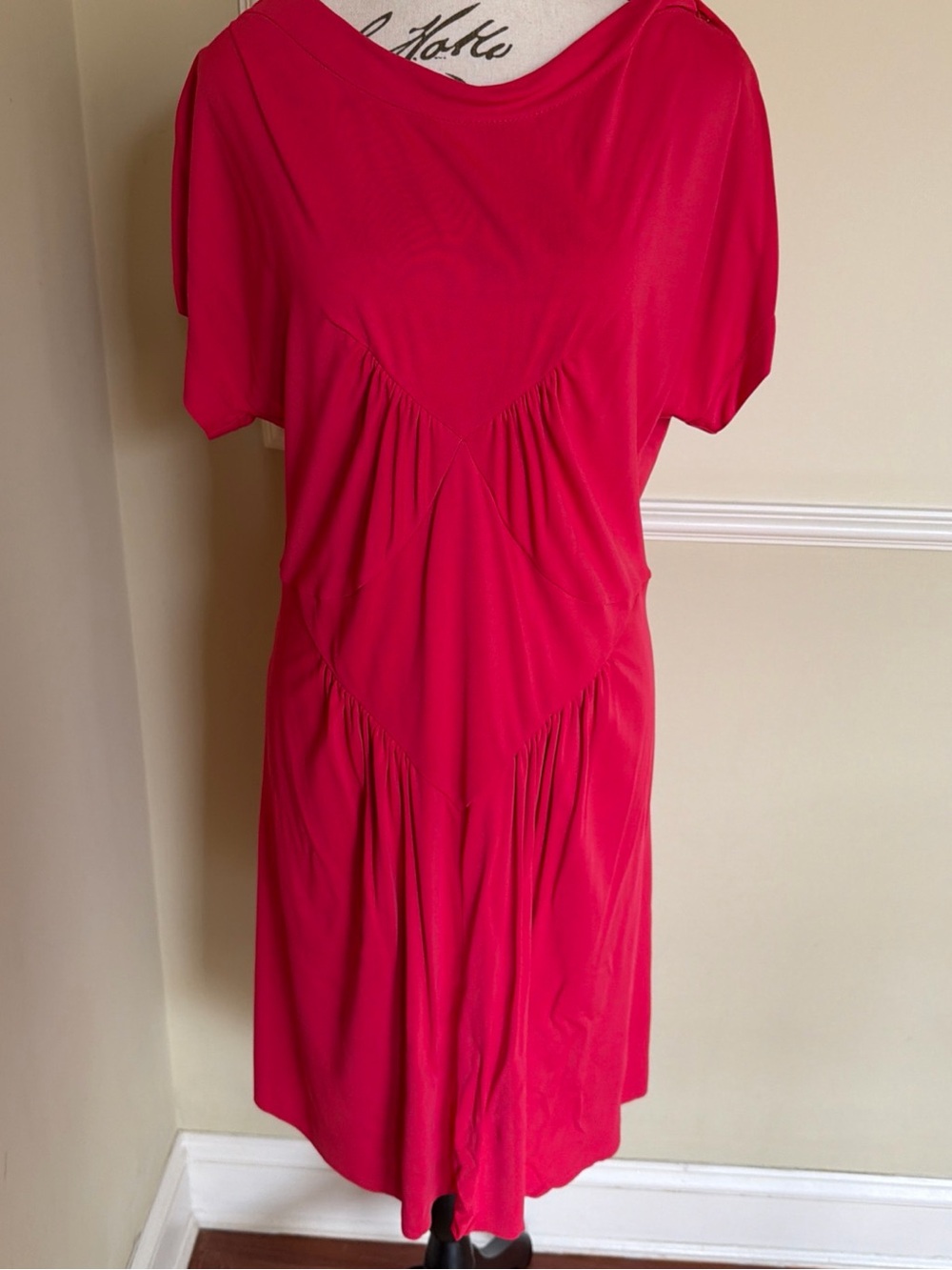 Louis Vuitton Fuchsia Midi Dress
